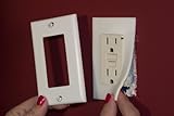Decorative, Rectangular Adhesive Backed Outlet Sealers-10 Pack [並行輸入品]