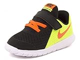 NIKE(ナイキ) FLEX EXPERIENCE 5 (TDV) 844997 002 ブラック/トータルオレンジ/ボルト/ホワイト