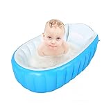 Feemom ベビーバス 折り畳み 空気入れ付き エアーベビーバス