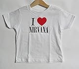 (ニルヴァーナ キッズTシャツ) KID'S T-shirts   NIRVANA    I LOVE NIRVANA  　WHITE Size-3T