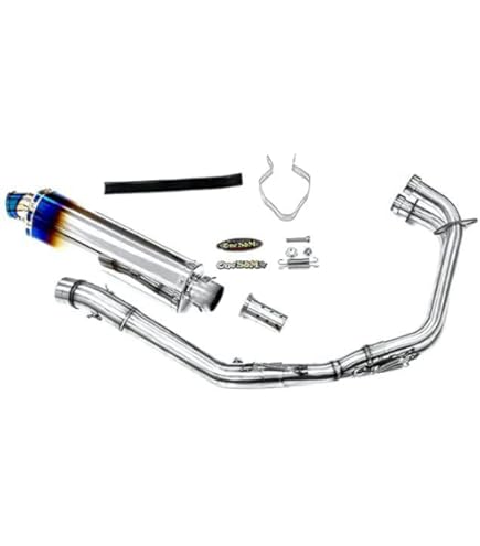 Amazon | WR`S S/O ラウンド焼き色チタンサイレンサー YZF-R25