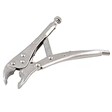 uxcell ロックプライヤー　クランプレンチ 修理工具　 調節可能　口元、顎カーブデザイン