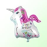 キコード アルミニウムコーティング ユニコーンバルーン エンリッシュ・レターズ パーティー用品 子供のおもちゃ 80 * 68Cm