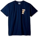 NCAA Cal State Fullerton Titans状態野球靴紐半袖快適カラーTシャツ, Large , True Navy
