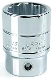 Urrea 5536 3/4-Inch Drive 12-Point 1-1/8-Inch Chrome Socket by Urrea