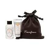 Francfranc フランフラン ルル ハンドケアギフトセット ベロア XS グレー 2個セット 女性 贈り物 プレゼント お返し 送別 巾着付き ハンドクリーム ハンドソープ 保湿