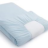 Bedsure 敷布団カバー ダブル 高級綿100％ 敷き布団カバー ワンタッチシーツ 145x215cm 単品 200本高密度生地 しきふ