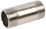 T&S Brass 000694-40 Short Nipple for B-0107, Chrome Plated by T&S Brass