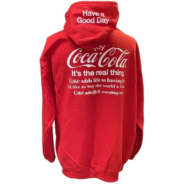 Coca-Cola レッド フードパーカー ヴィンテージ Coca-Cola レッド フードパーカー ヴィンテージ