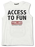 (ヒステリックミニ) Hysteric Mini ACCESS TO FUN タンクトップ 130cm ホワイト