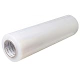 JINKEI ストレッチフィルム 15μ 厚さ薄手 50cm幅×【350m】巻 梱包ラップ 荷崩れ防止 コスト削減 高強度タイプ