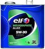 エルフ(ELF) エンジンオイル MOLYGRAPHITE ALLEZ 5W-30 SN Level ガソリン車用 部分合成油 4L