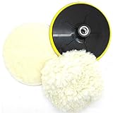 Simplyシルバー – 7 " Electric Car研磨ホイール研磨ソフトクイックフィットBacking Bonnetパッド
