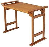 ヤマソロ 高さ調節くつろぎテーブル 4段階高さ調整可能 (ライトブラウン)