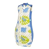 ergoPouch TRU 2.5 TOG Organic Cotton Quilt Sleeping Bag, Blue Jungle, 12-36M by Ergo Pouch
