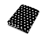 Olli & Lime Triangle Crib Sheet, Black/White by Olli & Lime