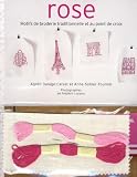 Rose : Motifs de broderie traditionnelle et au point de croix