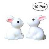 WINOMO ガーデンミニチュア ウサギ 庭の装飾 インテリア　１０個セット