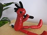 ココペリ　Fake Leather Kokopelli　S SIZE　レッド