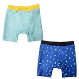(ネイビー/95cm)子供 スイムパンツ 水着 スイムウエア Whole ホール UVカット マリンデザイン ウエストゴム 飾りリボン 男児 ベビー