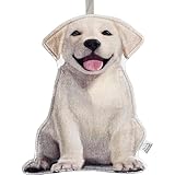 犬 ハンドタオル バスルーム キッチン フェイスタオル 吸収性 ソフト かわいい 犬好き バレンタイン 母の日 誕生日 ギフト ラブラドール・レトリーバー