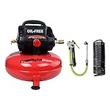 PowRyte Basic 103338 3 Gallon Oil-Free Pancake Portable Air Compressor & Tire Inflator Kit [並行輸入品]