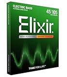 Elixir エリクサー ベース弦 NANOWEB ニッケル Long Scale Light/Medium .045-.105#14077 【国内正規品】