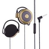 有線イヤホンのクリップ - 用ステレオ イヤホン オーバーイヤー - ランニング、ワークアウト、ジョギング、ハイキング、登山、外出用ヘッドセット、