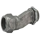 Hubbell-Raco 1953-10 Connector, Offset, EMT, Compression and Lock-nut, 3/4-Inch, Zinc [並行輸入品]