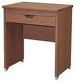 エイ・アイ・エス(AIS) キャスター付デスク 心デスク ブラウン KOK-DK