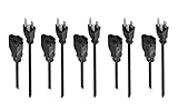 C&E 5 PCS 16AWG Power Extension Cord Cable Black 10 Feet CNE592343 [並行輸入品]