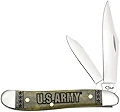 Case U. S. Army 15004 Smooth Olive Green Bone Handle by Case