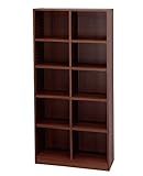 アイリスオーヤマ スペースフィットラック 幅70×高さ150cm(ウォールナット) IRIS S-SFR1570(ウオ-ルナツト) 返品種別A