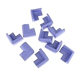 Lovoski 10個入り　キッズ　安全保護　コーナー　エッジ　クッション　カバー　プロテクター　怪我防止　高粘着　全5色 - 紫