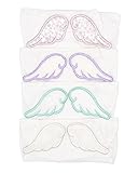 PICOH(ピコー) 天使の背中 汗取りパッド 吸汗性抜群 天然コットン100% 天使の羽根 瞬間吸収 あせも対策 快適 ガーゼ プレゼントに (Aセット)