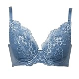 [アツギ] ブラジャー [ナチュラリフト] 脇高上辺ヘム ソフトワイヤーブラ 脇高 97252AS レディース ジュエルブルー