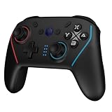 NBCP WOLF-V8 Switch/Switch2対応 NFC搭載 コントローラー 背面ボタン付き 無線連射パッド TURBO・マクロ機能搭載 6軸ジャイロセンサー Switch/Lite/OLED/Android/iOS/PC対応 日本語説明書付き（パープル）