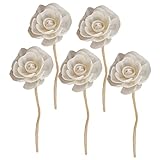 Yardenfun 5個 アクセサリー ホーム ディフューザー ディフューザー パラ カーサ ディフューザー 用 ホーム 花 花瓶 装飾 交換用 リード ディフューザー スティック エ