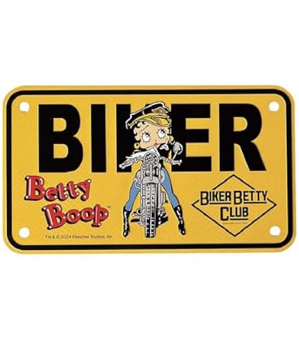 Amazon.co.jp: アメリカ ブリキ看板 ベティ/バイク ハート（Betty Boop