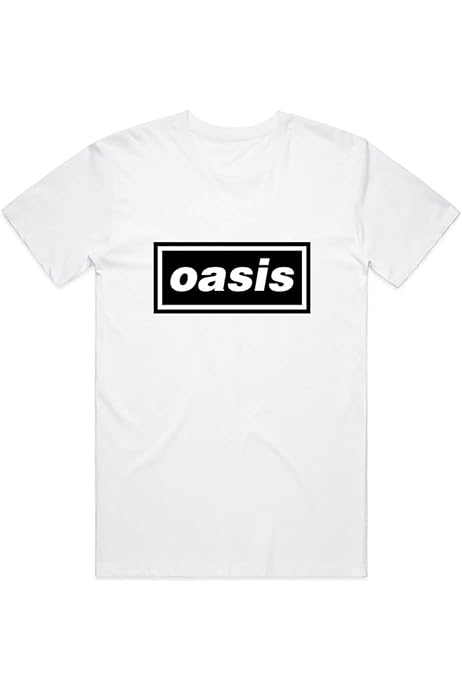 Oasis T Shirt Classic Decca Band Logo 