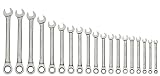 Williams MWS-1125NRC Combo Ratcheting Wrench Set, 6 mm - 24mm, 19-Piece [並行輸入品]