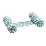 PRIELLE 天然コットン寝返り防止クッション (ペンギン_ミントグレー) [並行輸入品]