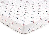 BreathableBaby Super Dry Cot Bed Sheets In Seaside by BreathableBaby