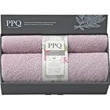 『内祝 お返し 快気祝などに人気の商品』　オーガニックコンテントスタンダード認証　オーガニックコットンバスタオル＆フェイスタオル　ライラック　【のし・包装可】