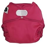 Imagine Baby Products All-In-Two Shell Hook and Loop Diaper Cover, Raspberry by Imagine Baby Product