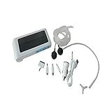 ノーブランド予備電池をつける品太陽光発電エアレーターエアーポンプ酸素プール コケ水垢防止池、水槽用　スマホ充電　空気泡石エアレーター