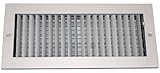 Speedi-Grille SG-614 ASD 6-Inch by 14-Inch Soft White Steel Ceiling or Wall Register with Adjustable