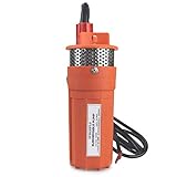 BACENG DC 24V ソーラーパワー水中ポンプ給水・排水ポンプ本体 70m (オレンジ)