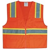 Graintex SV1326 Class 2 Safety Vest, Orange Color, Medium by Graintex