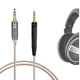 Geekria Apollo 銀メッキアップグレードオーディオケーブル ゼンハイザー HD620S、HD599、HD598 、HD550、HD505 ヘッドフォンに対応、2.5mm 交換用ヘッドフォンコード、高解像度オーディオファン、HiFi ヘッドセット用 (4フィート/1.2m)